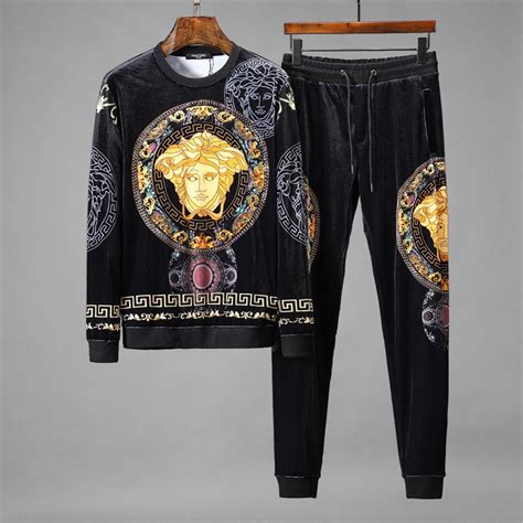 mens versace tracksuit|versace tracksuit men's for cheap.